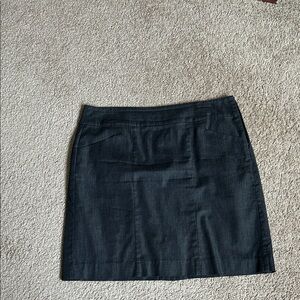 Elegant Navy Denim Women's Skirt